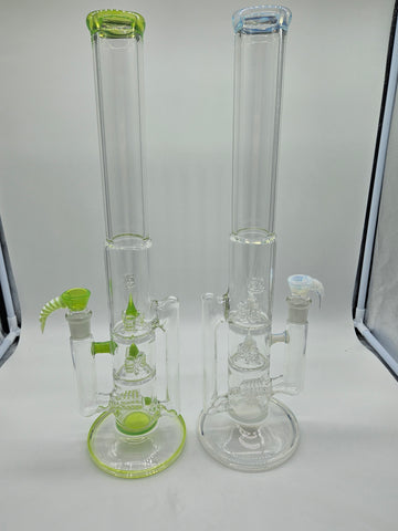 Treecycler Tubes by 2kglassart